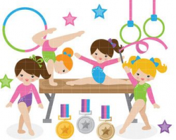 Gymnastics clipart | Etsy | Easter treats | Gymnastics, Clip ...