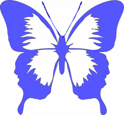 Butterfly Light Blue Clip Art at Clker.com - vector clip art online ...