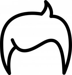 Human Hair Outline Shape Svg Png Icon Free Download (#31774 ...