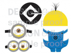 Minion Despicable Me images goggles overalls logo yellow ...