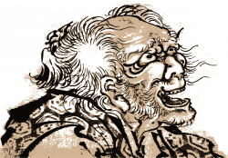 Clipart - Old Man Face