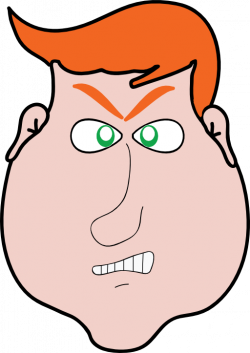 Angry Man Orange Hair Clipart | i2Clipart - Royalty Free Public ...