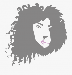 Curly Hair Black Girl Paintings Clipart , Png Download ...