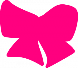 Pink Hair Bow Clip Art at Clker.com - vector clip art online ...