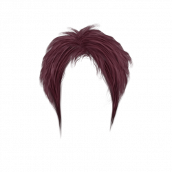 Short Purple Women Hair transparent PNG - StickPNG