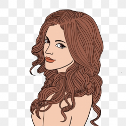 Wavy Hair Png, Vector, PSD, and Clipart With Transparent ...
