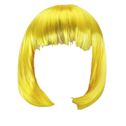 Wig Yellow Bob transparent PNG - StickPNG