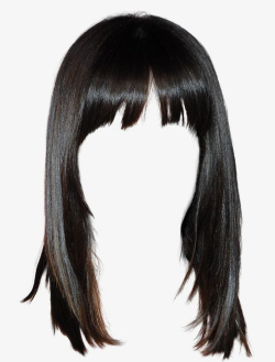 Western Style Black Hair Wig Free To Pull The Material ...