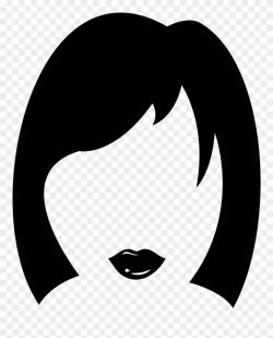 Haircut Clipart Woman Hair - Women's Hair Icon - Png ...