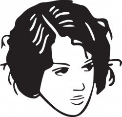 293RA - Woman's head | Clip Art from OldCuts.co | Pinterest | Clip art