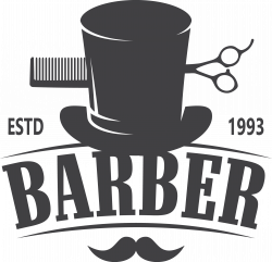 Barber Comb Hairdresser Hairstyle Logo - Vector barber shop logo ...