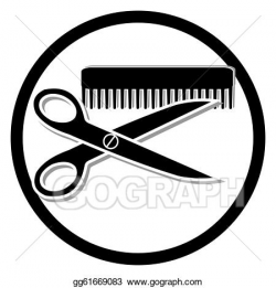 Stock Illustration - Haircut or hair salon symbol. Clipart ...