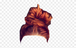 Messy Bun Red Hair, HD Png Download (#1522993) - PikPng