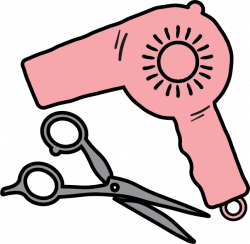 Hairdresser icon, hair dryer clipart, beauty salon clipart ...