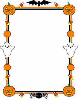 Halloween Clip Art | Cute Halloween Border Frame - Free Clip Art ...
