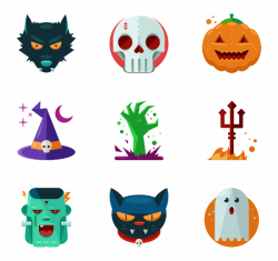 69 scary icon packs - Vector icon packs - SVG, PSD, PNG, EPS & Icon ...
