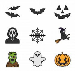 117 halloween icon packs - Vector icon packs - SVG, PSD, PNG, EPS ...