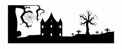 Large Size Of Halloween Clipart Window Silhouettes ...