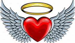 Výsledok vyhľadávania obrázkov pre dopyt heart with angel wings ...