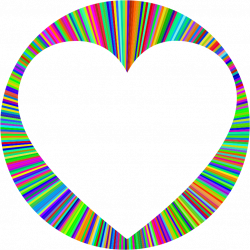 Clipart - Prismatic Heart Halo Large