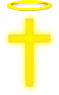 Clipart - Cross With Halo