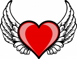 Heart Wing Logo clip art - vector clip art online, royalty ...