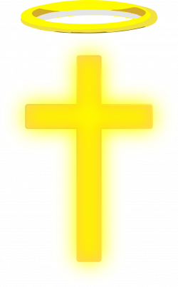 Clipart - Cross With Halo