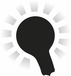 Lightbulb black with halo Icons PNG - Free PNG and Icons Downloads