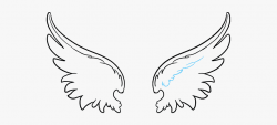 Halo Drawing Angel Wing - Angel Wing Simple Drawing #529193 ...