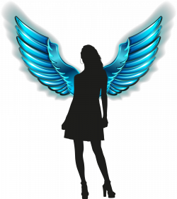 Guardian Angel Silhouette Tattoos at GetDrawings.com | Free for ...