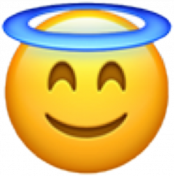 emoji angle halo smilefreetoedit...