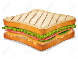 Ham Cheese Sandwich Clipart | Free Images at Clker.com ...
