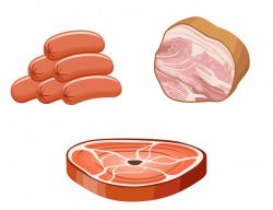 Mortadella Ham Bologna sausage Steak - Cartoon ham sausage 1018*782 ...