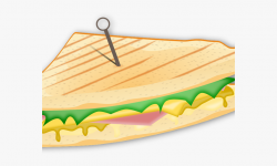 Toast Clipart Ham Sandwich - Unhealthy Food One By One ...