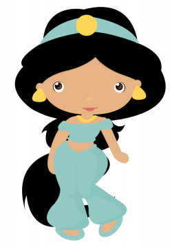 Princesinha Jasmine - Minus | Printables For Kids Clip Art 2 ...