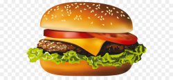 Hamburger Hot dog Fast food Cheeseburger Pizza - Hamburger Cliparts ...