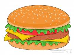 Fast Food Clipart Clipart- cheese-hamburger-clipart-938 - Classroom ...