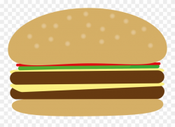 Junk Food Clipart Burger - Burger Bbq Clipart Png ...