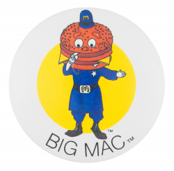 Officer Big Mac | Busy Beaver Button Museum