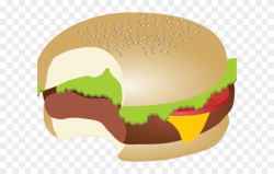 Hamburgers Clipart Bite - Burger Bite Clipart - Png Download ...