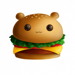 28+ Collection of Cute Burger Drawing | High quality, free cliparts ...