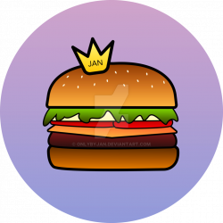 New Burger Logo by onlybyjan on DeviantArt