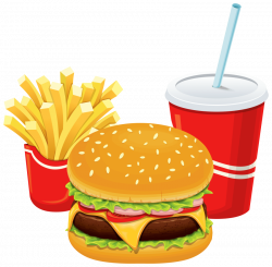 hamburger fries and cola png - Free PNG Images | TOPpng