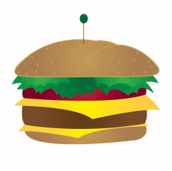 Hamburger Cliparts Draw#4888532 - Shop of Clipart Library