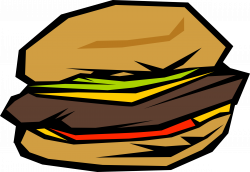 Hamburger Cartoon Clipart - Clip Art Library