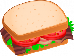 Clip Art Of Hamburgers and Sandwiches - Clip Art Library