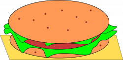Hamburger clip art Vector | Free Download - Clip Art Library