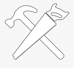 Graphic Transparent Stock Hammer Svg Saw - Tool #1846966 ...