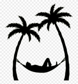 Hammock And Palm Trees Clipart (#1031024) - PinClipart