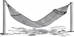 Download hammock coloring page clipart Hammock camping Clip ...